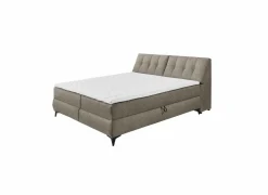 Bedbox Atlantis 180x200cm - stof - espresso met opbergruimte