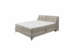 Bedbox Atlantis 180x200cm - stof - zand met opbergruimte