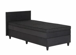 Bedbox BOX53 120x200cm - stof - antraciet