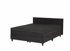 Bedbox BOX53 160x200cm - stof - antraciet