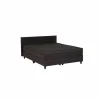 Bedbox BOX53 140x200cm - stof - antraciet
