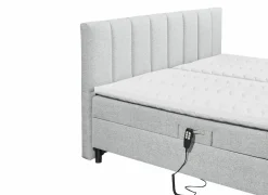 Bedbox Miralindo 180x200cm - stof - silver elektrisch
