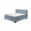 Bedbox Nagol A 180x200cm - stof - blauw met opbergruimte