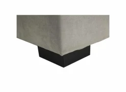 Bedbox Nagol A 160x200cm - stof - zilver met opbergruimte