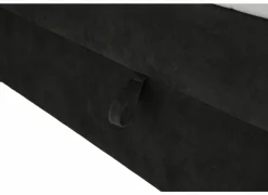 Bedbox Valetta 160x200cm - stof - espresso met opbergruimte