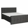 Bedbox Valetta 180x200cm - stof - espresso met opbergruimte