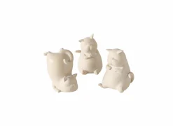 Beeldje Catty H12,5cm - polystone - beige