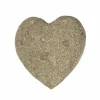 Beeldje Fadarstone Hart 10x10x5cm - stoneware - grijs
