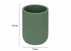 Beker Duo Ø7,2x10cm - polystone - ficus