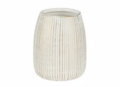 Beker Pascoli  Ø9cm - keramiek - wit & goud