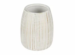 Beker Pascoli  Ø9cm - keramiek - wit & goud