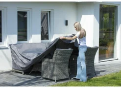 Beschermhoes 255x255cm grijs