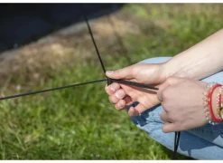 Beschermhoes 255x255cm grijs