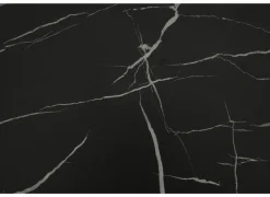 Bijzettafel Ø70cm - decor - zwart set van 2