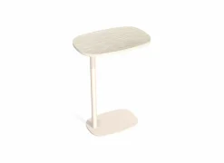 Bijzettafel Cup 50x33cm - HPL - travertin tivoli & sable