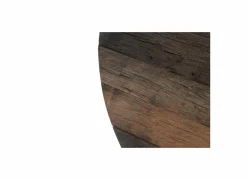 Bijzettafel Elunar Ø70cm - acacia massief - naturel - set van 3