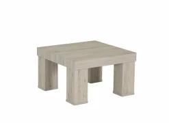 Bijzettafel Etna 68x68cm - decor - millenium eik & lichtgrijs