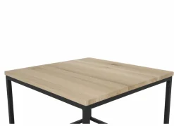 Bijzettafel Fetich 60x60cm - eik massief - naturel