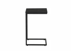 Bijzettafel Lucifer 40x33,3cm - eik massief - zwart