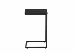 Bijzettafel Lucifer 40x33,3cm - eik massief - zwart