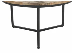 Bijzettafel Scrooge Ø90cm - hout massief - naturel