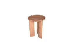 Bijzettafel Spinoza Ø40cm - mango massief - naturel