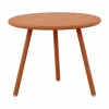 Bijzettafel Tripod metaal - oranje