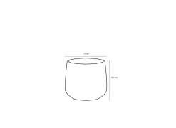 Bloempot Amber H15,5cm