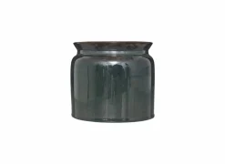 Bloempot Bota H15cm - keramiek - blauw