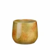 Bloempot Hugo Ø17x15cm - terracotta - oker