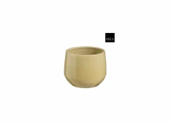 Bloempot Matteo H15cm - terracotta - taupe