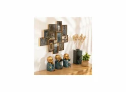 Boeddha beeld Sagesse Jiling H21cm set van 3