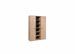 Boekenkast Capo 160x40x216cm - melamine - golden oak