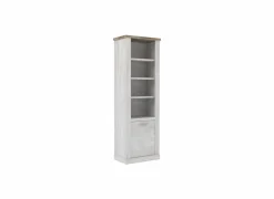 Boekenkast Duro 71x212x41cm - decor - pine white & antique oak