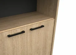 Boekenkast Flexo-2 90x40x216cm - decor - zand eik