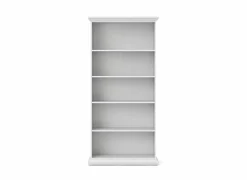 Boekenrek Paris 96x37x201cm - decor - wit