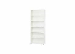 Boekenrek Prima 89x40x222cm - decor - wit