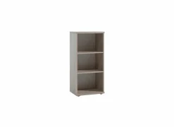 Boekenrek Turbo1 54x42x117cm - melamine - herfst eik & wit
