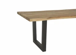 Boomstamtafel Scarface 300x110cm - sheesham massief - naturel