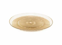Bord Celeste Ø33cm - glas - goud