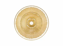 Bord Celeste Ø33cm - glas - goud