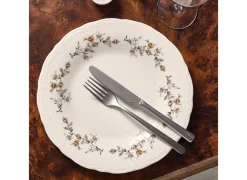 Bord Retro Ø20,5cm - porselein - wit