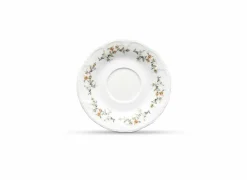 Bord Retro Ø16,5cm - porselein - wit