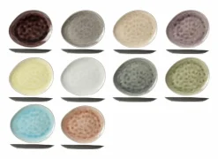 Bord Streetfood festival 19,5x16cm - keramiek - multicolor