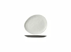 Bord Streetfood festival 19,5x16cm - keramiek - multicolor