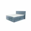 Boxspring Amy 180x200cm - stof - blauw met opbergruimte