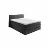 Boxspring BX1440  180x200cm - stof - antraciet met opbergruimte