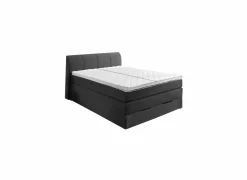 Boxspring BX1440  180x200cm - stof - antraciet met opbergruimte