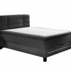 Boxspring BX2260  140x200cm - stof - charcoal met opbergruimte