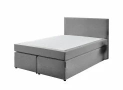 Boxspring BX890  120x200cm - stof - lichtgrijs